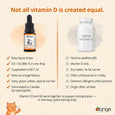 Orange Naturals D3+K2 Drops 250IU/30mcg  - 15ml