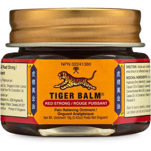 Tiger Balm Red Strong Extra Strength Pain Relieving Ointment – 18 g
