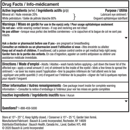 Soothe Night Time Lubricant Eye Ointment, Preservative Free, 3.5g