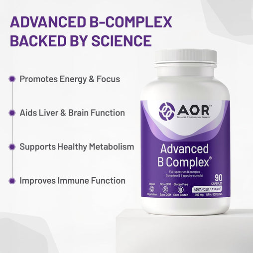AOR Advanced B Complex 499 mg, 90 Caps