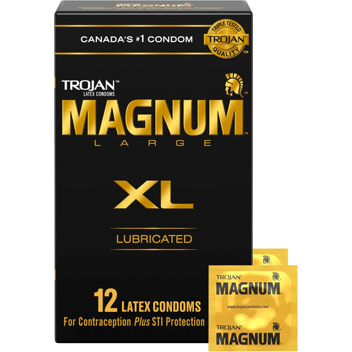 Trojan Magnum XL Condoms - 12 Count