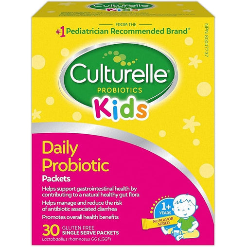 Culturelle Kids Daily Probiotic Packets for Immune & Digestive Support - 30 Count