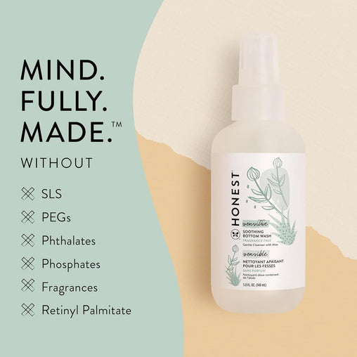 The Honest Company Soothing Bottom Wash, 5 fl oz