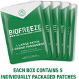 Biofreeze Menthol Pain Relief Large Patches  – 5 Pack