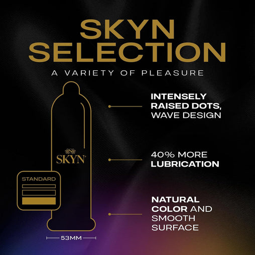 SKYN Selection Latex-Free Condoms - 24 Variety Pack