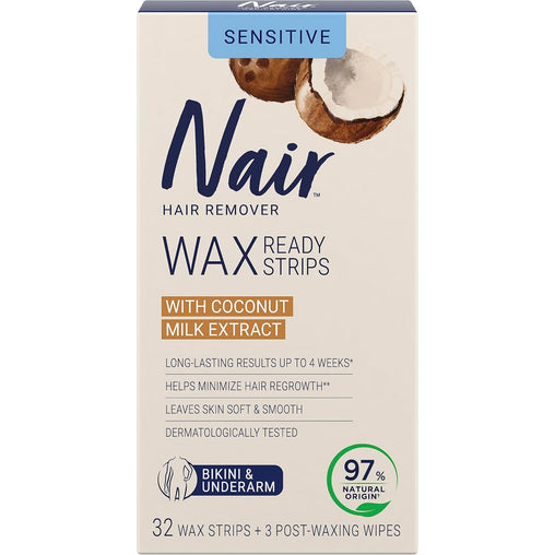 Nair Hair Remover Wax Ready-Strips Bikini & Underwear - 35 Count