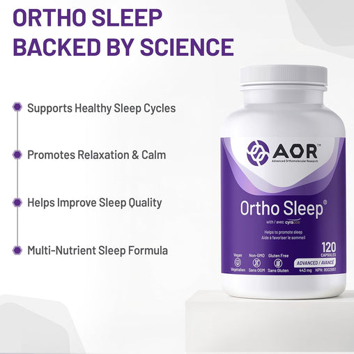 AOR Ortho Sleep 443 mg – 120 Capsules (2-Pack, Total: 240 Capsules)