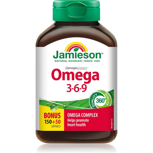 Jamieson Omega 3-6-9 - 200 Softgels