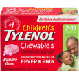 Tylenol Children’s Chewable Tablets Bubble Gum - 20 Tablets