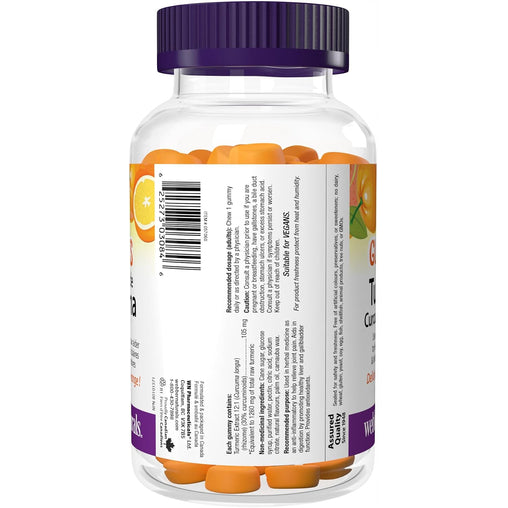 Webber Naturals Turmeric  - 120 Gummies