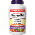 Webber Naturals Flaxseed Oil 1000 mg, 210 Softgels