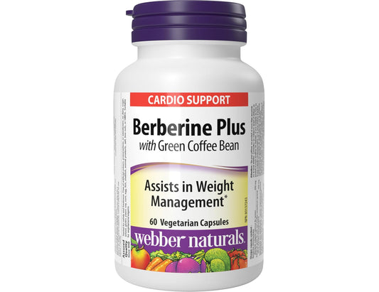 Webber Naturals Berberine Plus with Green Coffee Bean - 60 Capsules