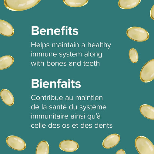 Webber Naturals Vitamin D3 1000 IU - 240 Softgels
