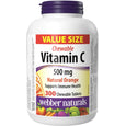 Webber Naturals Vitamin C Chewabale 500 mg, 300t ,Orange
