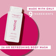 Native Cherry & Vanilla Macaron Body Wash - 532 mL