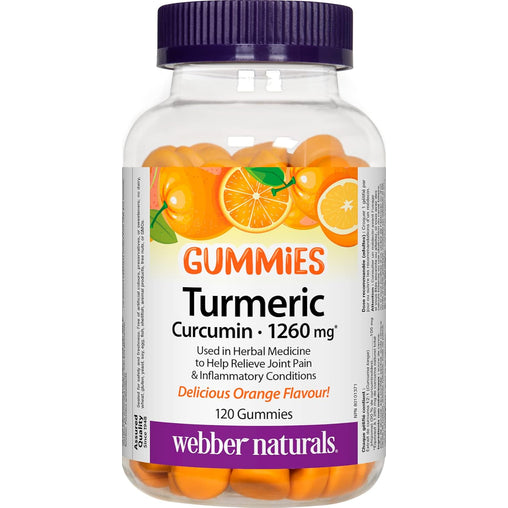 Webber Naturals Turmeric  - 120 Gummies
