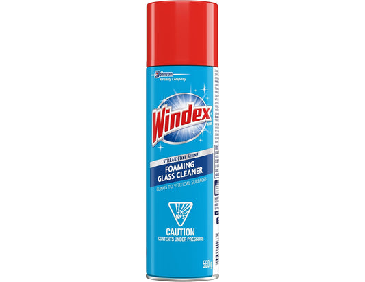 Windex Foaming Glass Cleaner – 560g Aerosol Can