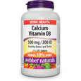Webber Naturals Calcium Carbonate with Vitamin D3, 275 Tablets
