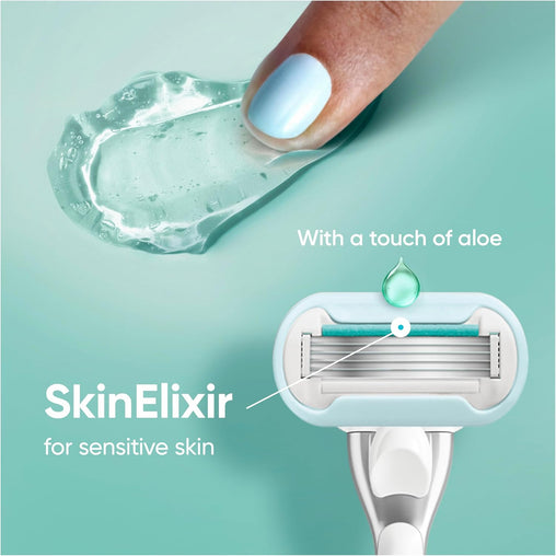 Gillette Venus Extra Smooth Sensitive Women's Blade Refills, 4 Count
