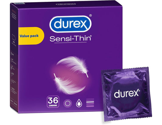 Durex Sensi-Thin Lubricated Condoms - 36 Pack