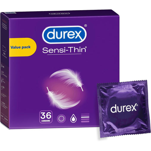 Durex Sensi-Thin Lubricated Condoms - 36 Pack