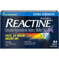 Reactine Extra Strength Antihistamine Tablets, 84 Count