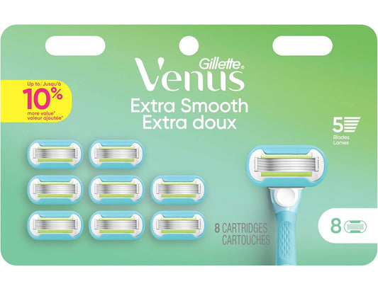 Gillette Venus Extra Smooth Women's Razor Blade Refills - 8 Count