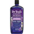 Dr Teal's Foaming Bath with Pure Epsom Salt, Melatonin Bath, Lavender & Chamomile Essential Oil Blend - 1L