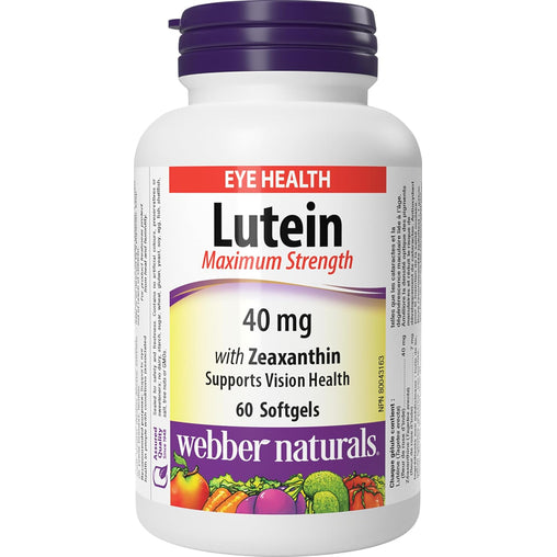 Webber Naturals Lutein 40 mg - 60 Softgels