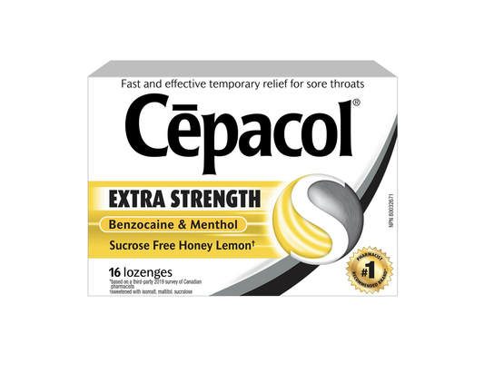 Cepacol - Extra Strength Honey Lemon Lozenges - 16 Lozenges - current product packaging