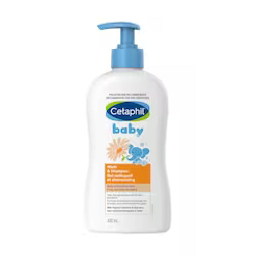 Cetaphil Baby Wash & Shampoo with Organic Calendula - 400 mL