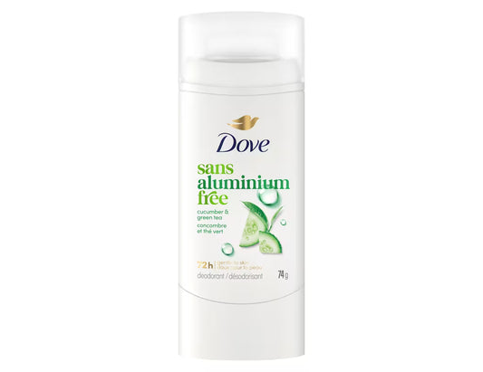 Dove Aluminum Free Deodorant Stick Cucumber & Green Tea – 74g