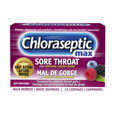Chloraseptic - Max Fast Acting Sore Throat Lozenges - Wild Berries - 15 Lozenges - current product packaging