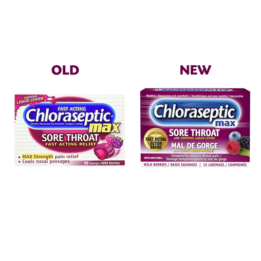 Chloraseptic - Max Fast Acting Sore Throat Lozenges - Wild Berries - 15 Lozenges - supplementary product image 2