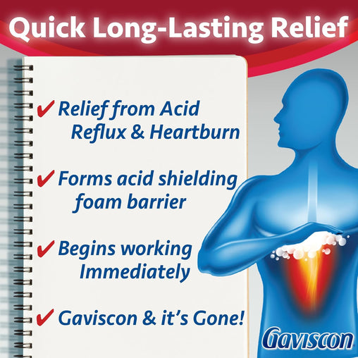 Gaviscon Max Relief Berry - 50 Chewable Tablets