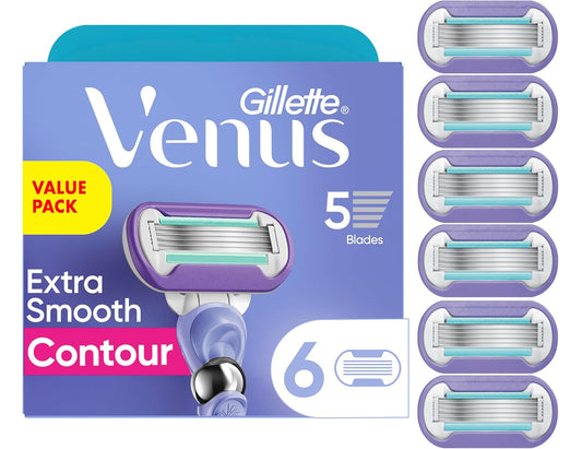 Gillette Venus Contour Extra Smooth  Cartridges - 6 Count
