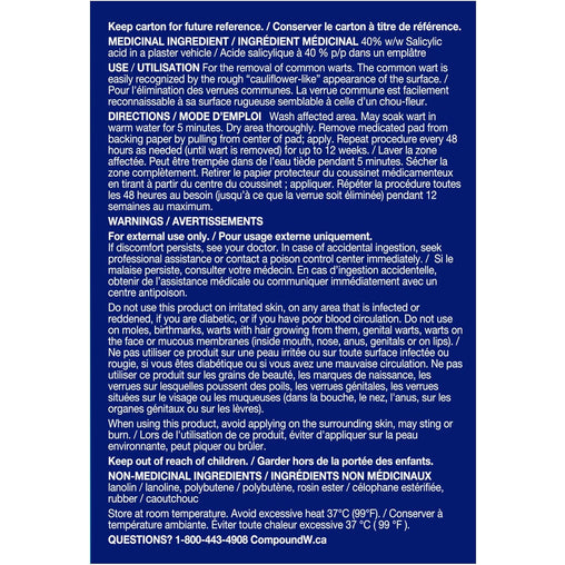 Compound W Wart Remover Medicated Pads, 14 ct