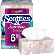 Scotties Supreme 3-Ply Facial Tissues – 6 Boxes (81 Tissues In Each)