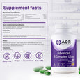 AOR Advanced B Complex Ultra - 525 mg, 60 Vegan Tablets