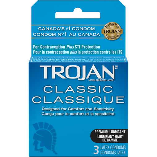 Trojan 3 Condoms – 3 Count