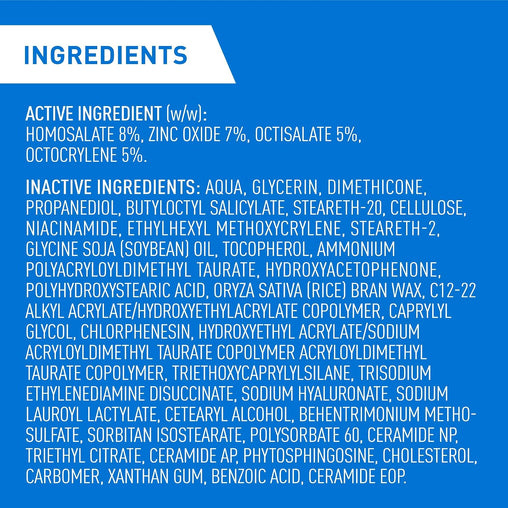 CeraVe AM Face Moisturizer SPF 50 - 89 ml