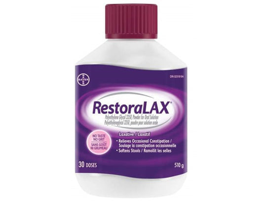 RestoraLAX Polyethylene Glycol 3350 Powder 510g