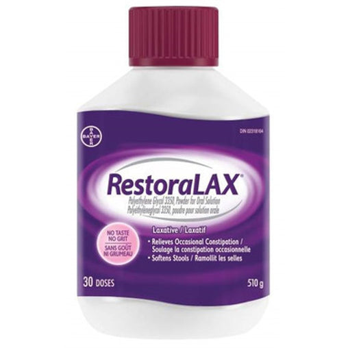 RestoraLAX Polyethylene Glycol 3350 Powder 510g
