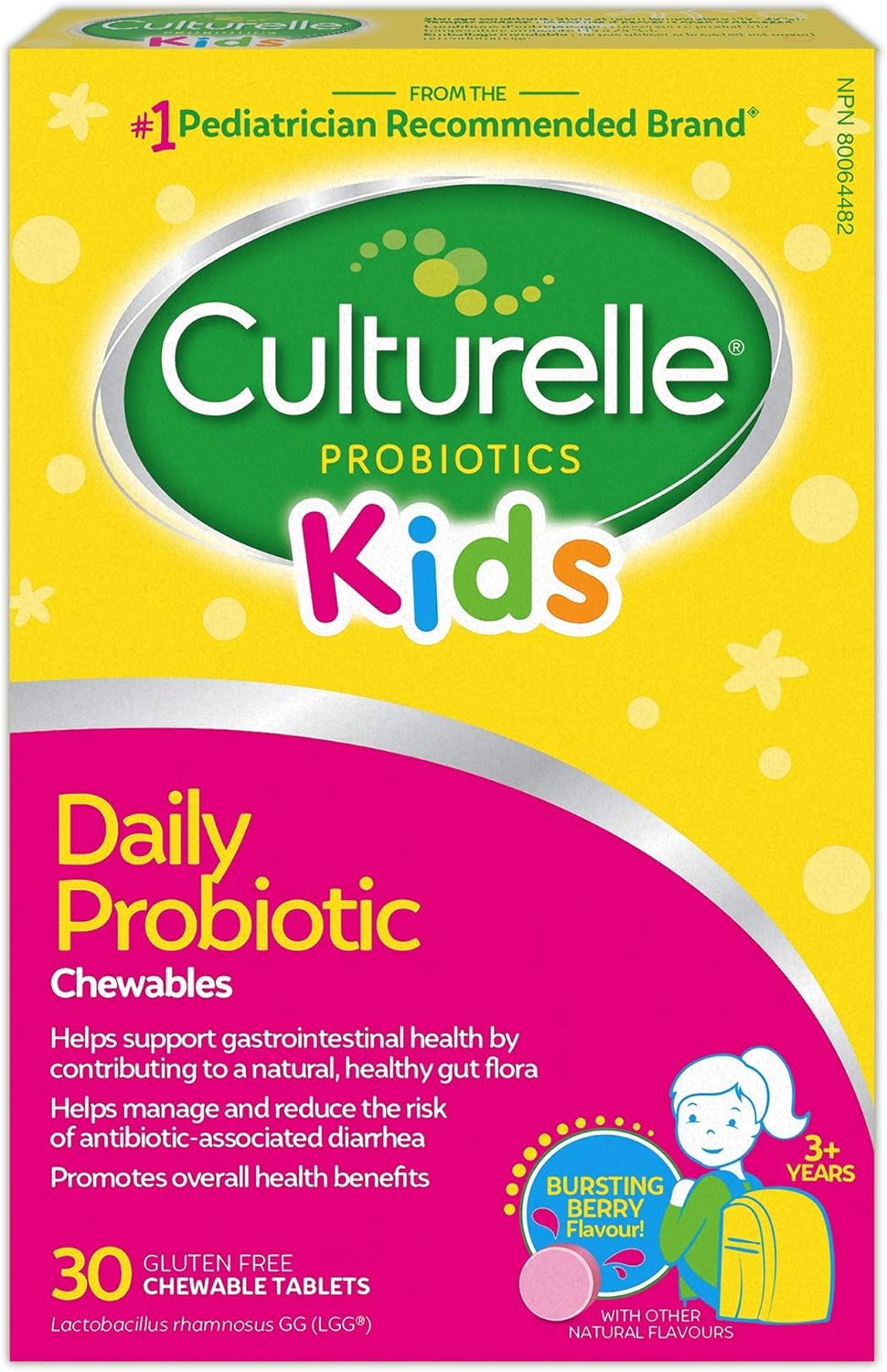 Culturelle Kids Daily Probiotic Chewable Tablets - 30 Count – Symington ...
