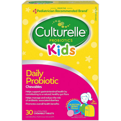 Culturelle Kids Daily Probiotic Chewable Tablets, 30 ct