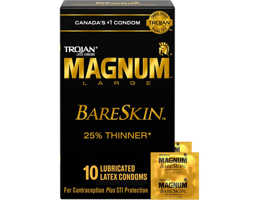 TROJAN Magnum BareSkin Condoms - 10 Count
