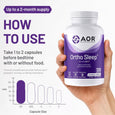 AOR Ortho Sleep 443 mg – 120 Capsules (2-Pack, Total: 240 Capsules)