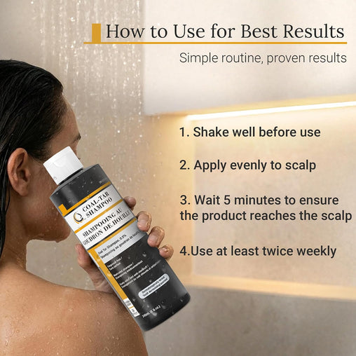 Coal Tar Shampoo 0.5% Natural Coal Tar - Dandruff Shampoo
