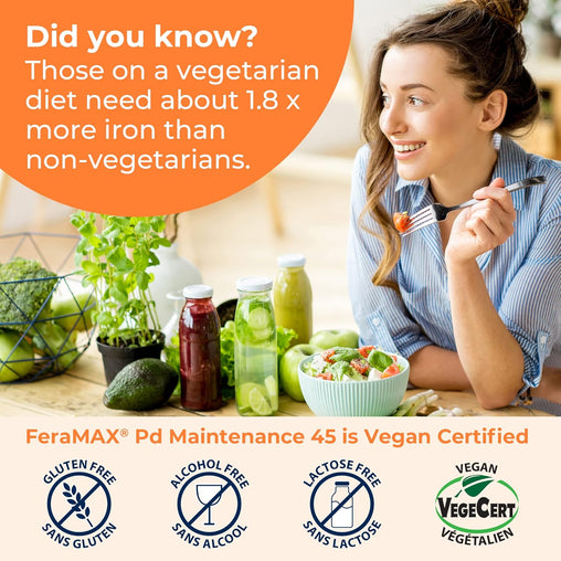 FeraMAX Pd Maintenance 45 Iron Supplement – 30 Caplets