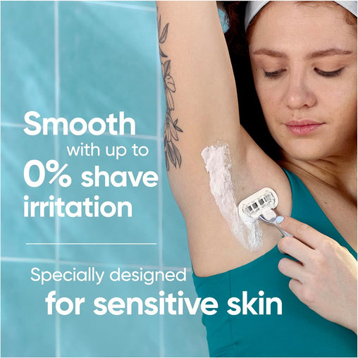 Gillette Venus Extra Smooth Sensitive Women's Blade Refills, 4 Count